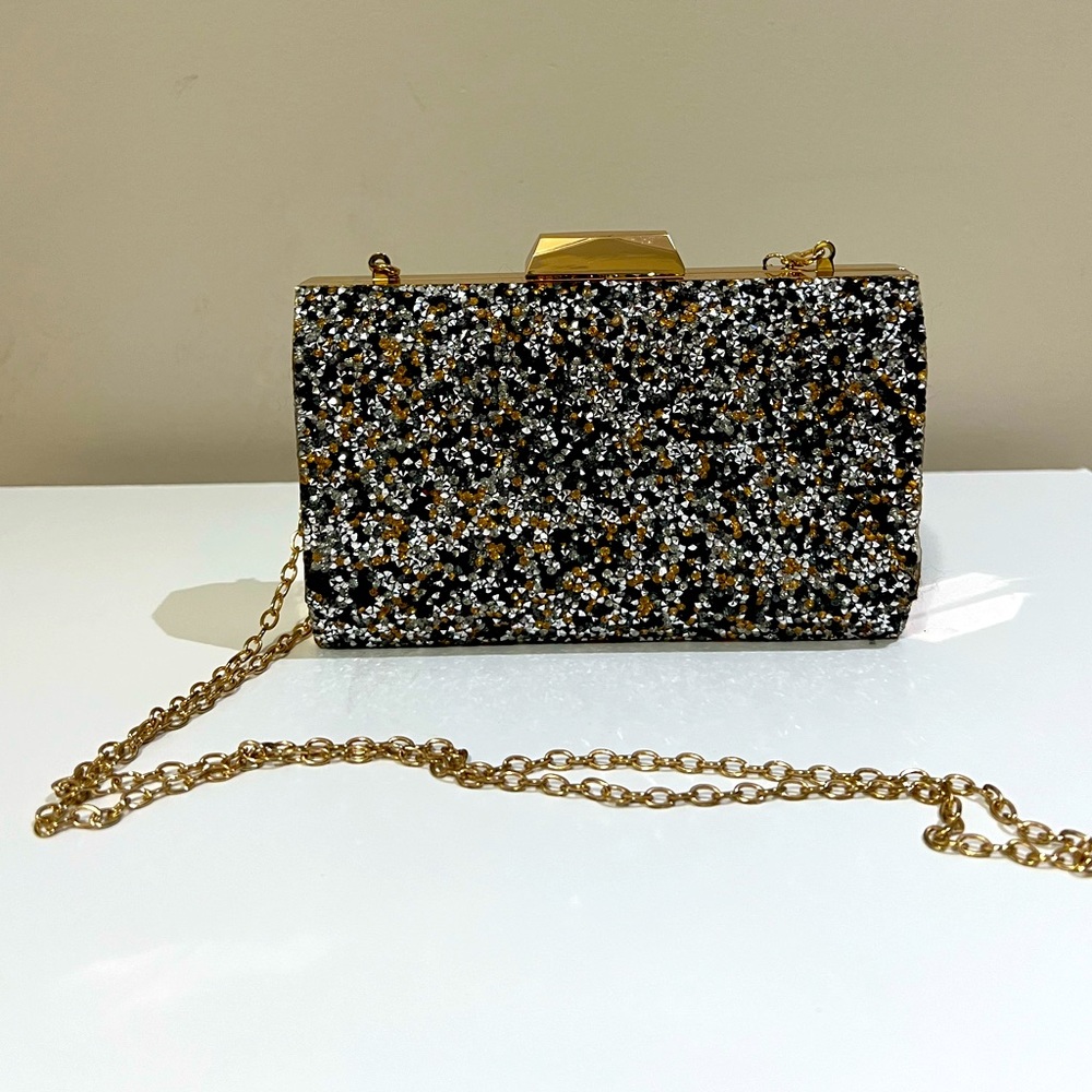 Evening Bag with Rhinestones